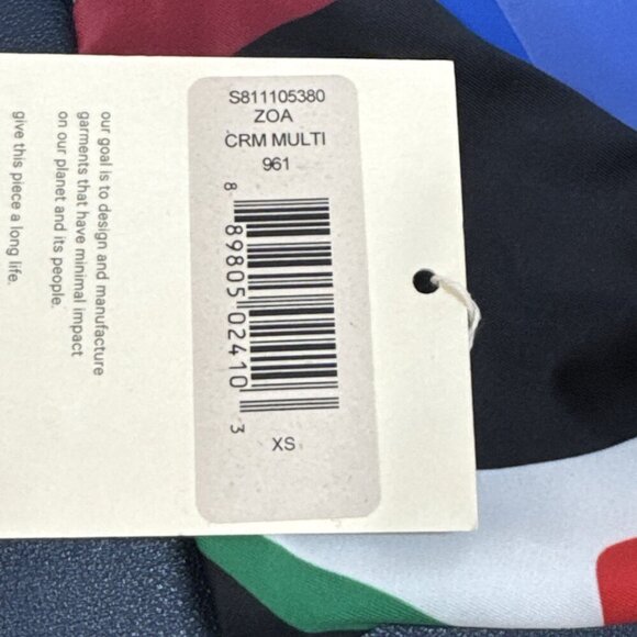 Mara Hoffman XS ZOA Crimson Colorblock Swim Bottom UPF 50+ Red‎ Multi NWT 9292 - Picture 12 of 15